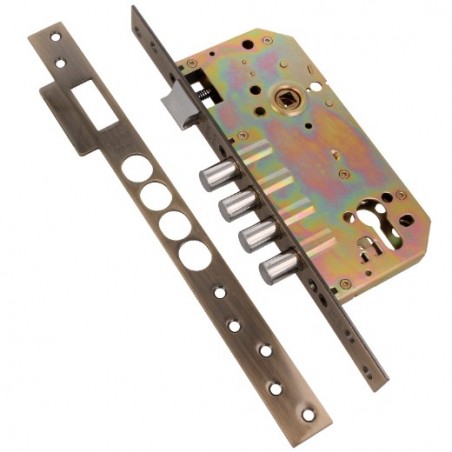 AMIG 21132  
 Cerradura 100 BASE  
 60/85  
 Acero  
 Cuero