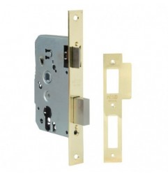 NIZA 21146  
 Cerradura 840 NIZA  
 50/47 mm  
 Acero  
 Latonado barnizado