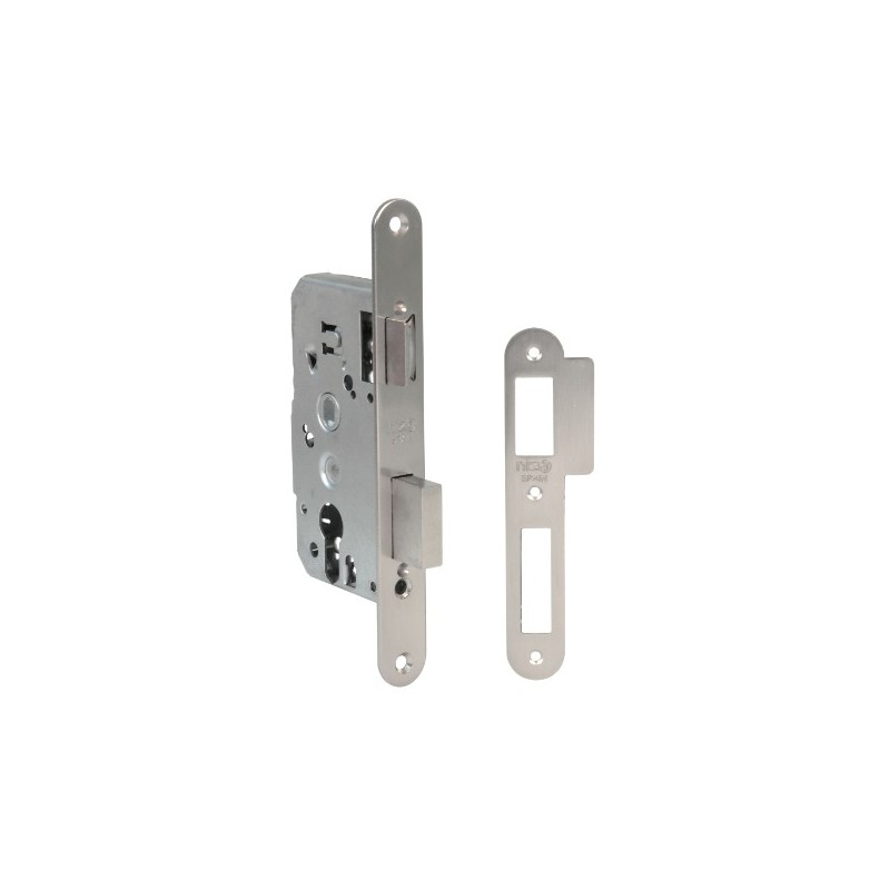 NIZA 21151  
 Cerradura 841 NIZA  
 50/47 mm  
 Acero  
 Cromado mate