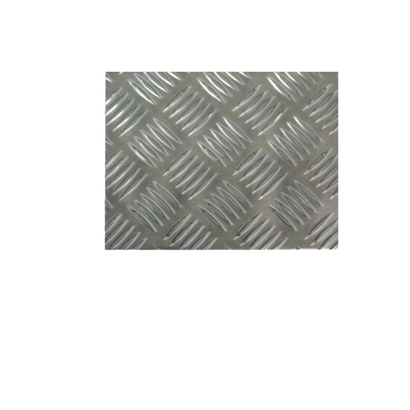 AMIG 21152  
 Chapa damero aluminio  
 250 x 500 mm  
 Aluminio  
 Natural