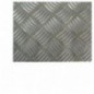 AMIG 21152  
 Chapa damero aluminio  
 250 x 500 mm  
 Aluminio  
 Natural