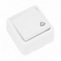 AMIG 21181  
 Pulsador de sobreponer timbre 389  
 60 x 60 mm  
 Policarbonato  
 Blanco