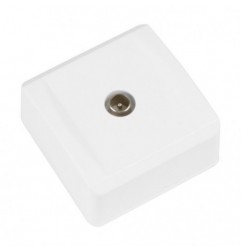AMIG 21189  
 Toma TV de sobreponer 386  
 65 x 65 mm  
 Policarbonato  
 Blanco