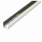 AMIG 21227  
 Perfil en U acero inox 18/8  
 20 x 20 mm  
 Acero inoxidable 18/8  
 Brillo