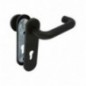 AMIG 21284  
 Manilla + pomo fijo 3PB72  
 172 x 46 mm  
 Acero + polipropileno  
 Negro
