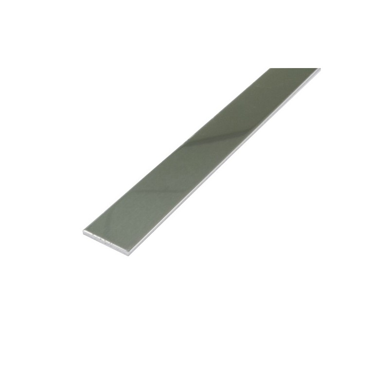 AMIG 21298  
 Pletina acero inox 18/8  
 20 x 1,5 mm  
 Acero inoxidable 18/8  
 Brillo