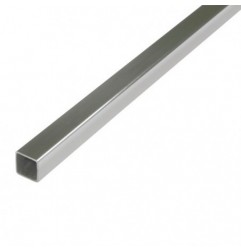 AMIG 21300  
 Tubo cuadrado acero inox 18/8  
 15 x 15 mm  
 Acero inoxidable 18/8  
 Brillo