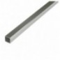 AMIG 21304  
 Tubo cuadrado acero inox 18/8  
 20 x 20 mm  
 Acero inoxidable 18/8  
 Brillo