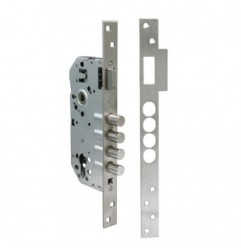 NIZA 21331  
 Cerradura 820 NIZA  
 60/85 mm  
 Acero  
 Cuero