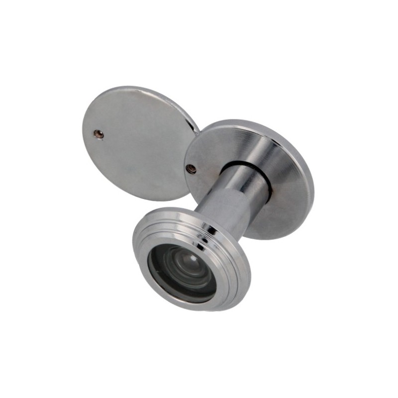 AMIG 21360  
 Mirilla para puerta anti-fuego 30 UL  
 Ø14 35-55 mm  
 Acero  
 Cromado brillo