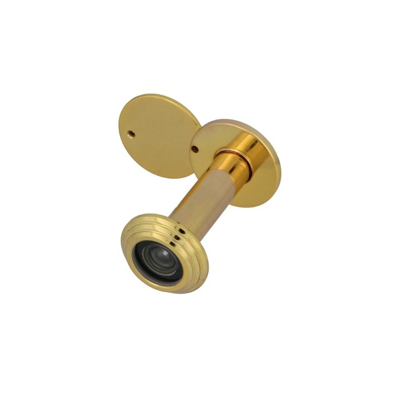 AMIG 21365  
 Mirilla para puerta anti-fuego 50 UL  
 Ø14 55-80 mm  
 Acero  
 Latonado barnizado