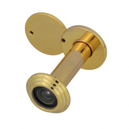 AMIG 21365  
 Mirilla para puerta anti-fuego 50 UL  
 Ø14 55-80 mm  
 Acero  
 Latonado barnizado