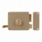 AMIG 21388  
 Cerradura sobreponer 77  
 100 x 85 mm  
 Acero  
 Beige - Derecha