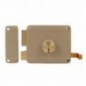 AMIG 21389  
 Cerradura sobreponer 77  
 100 x 85 mm  
 Acero  
 Beige - Izquierda