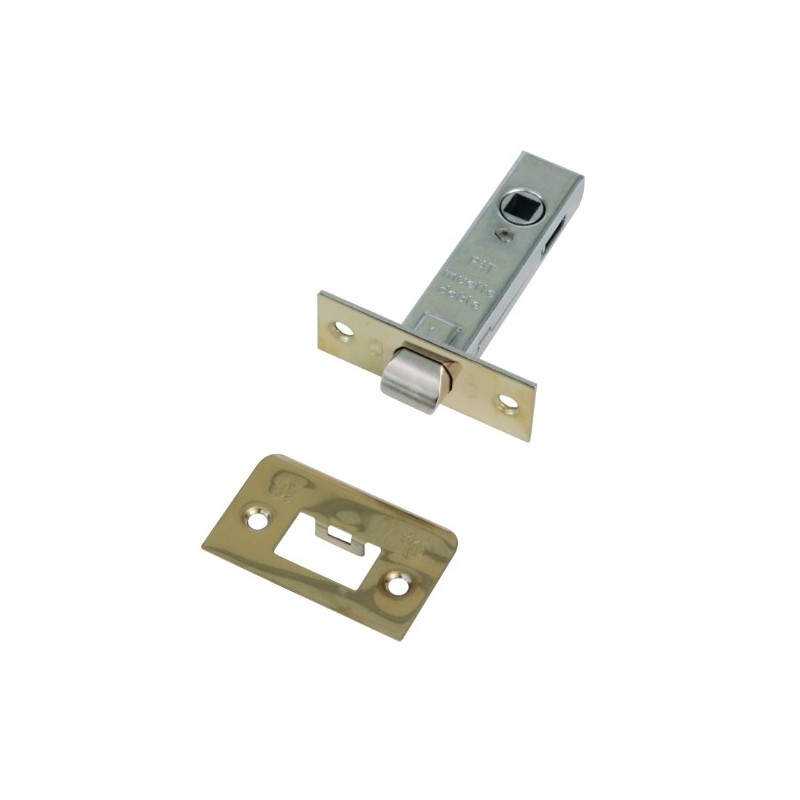 AMIG 2150  
 Picaporte 12  
 70 mm  
 Acero  
 Latonado barnizado
