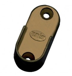 AMIG 2153  
 Soporte tubo armario 7  
 30 x 15 x 45 mm  
 Zamak  
 Bronceado