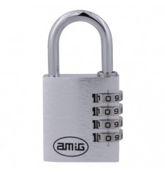 AMIG 21532  
 Candado combinación 75  
 35 mm  
 Aluminio  
 Plata