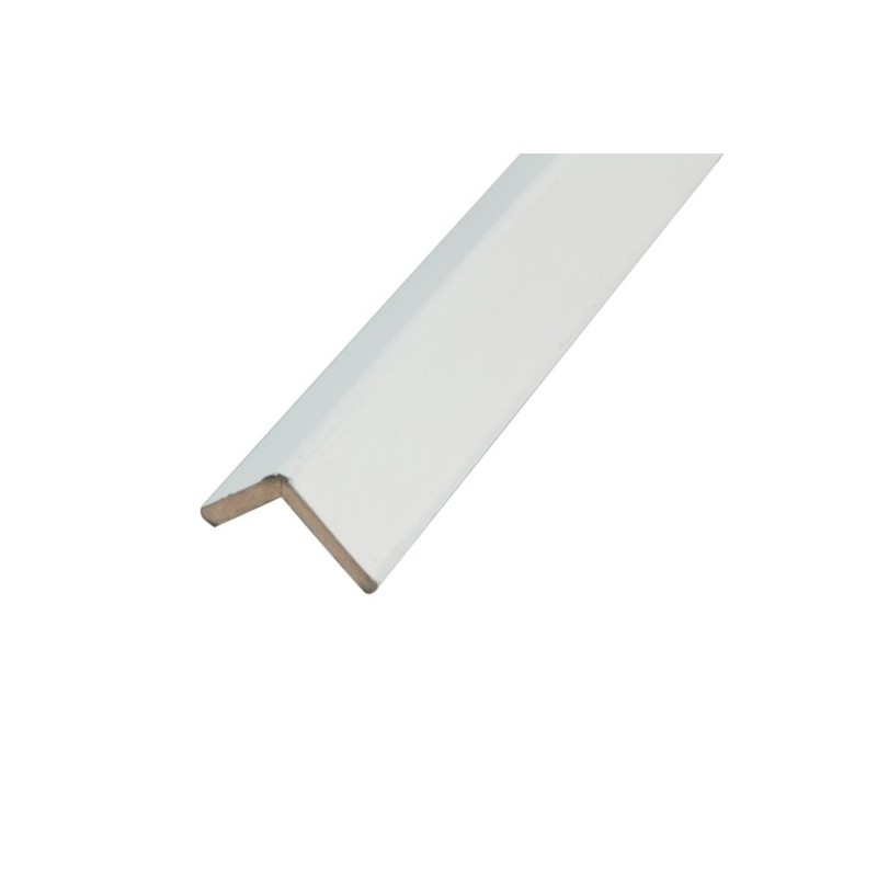 AMIG 21558  
 Cantonera MDF y melamina adhesiva  
 25 x 25 mm  
 MDF  
 Blanco
