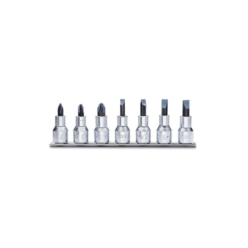 920LH/SB7 Juego de 7 vasos de 1/2&quot, con punta plana y Phillips&reg,, en soporte
