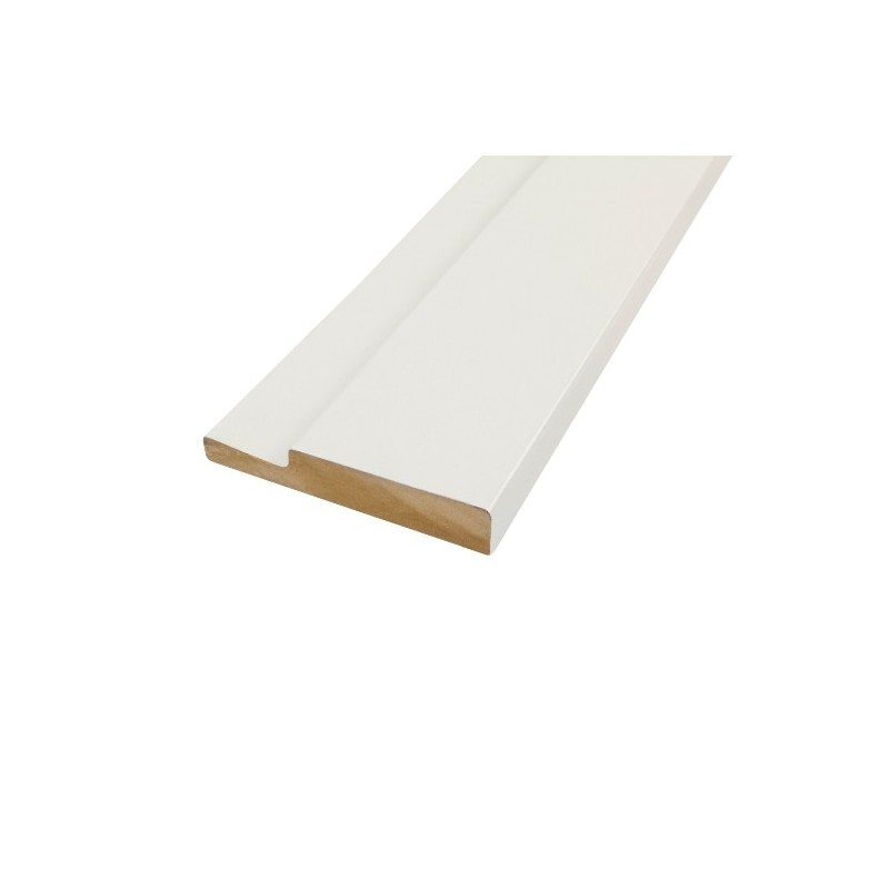 AMIG 21603  
 Galce de MDF y papel melamínico  
 110 x 20 mm  
 MDF  
 Blanco