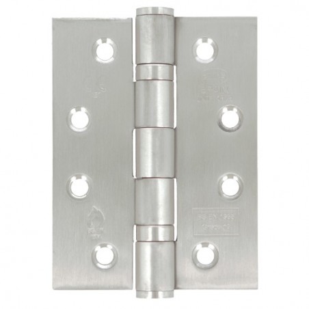 AMIG 21628  
 Bisagra 2012 CE  
 4'' x 3,5'' (101 x 89 x 3 mm)  
 Acero inoxidable 18/8  
 Mate