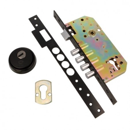 AMIG 21633  
 Cerradura 110  
 50/85  
 Acero  
 Negro