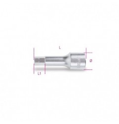 920ME 12 Vaso de 1/2&quot, con punta Allen, cromado