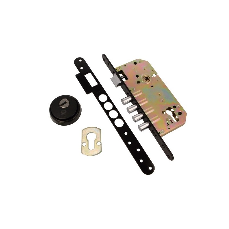 AMIG 21638  
 Cerradura 111  
 50/85  
 Acero  
 Negro