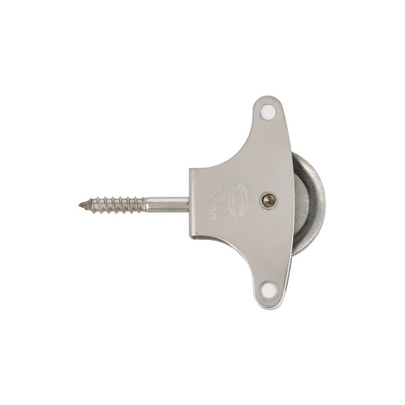 AMIG 2165  
 Polea metálica 21 INOX.  
 Ø39 mm  
 Acero inoxidable 18/8  
 Mate