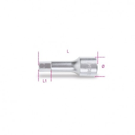 920ME 17 Vaso de 1/2&quot, con punta Allen, cromado