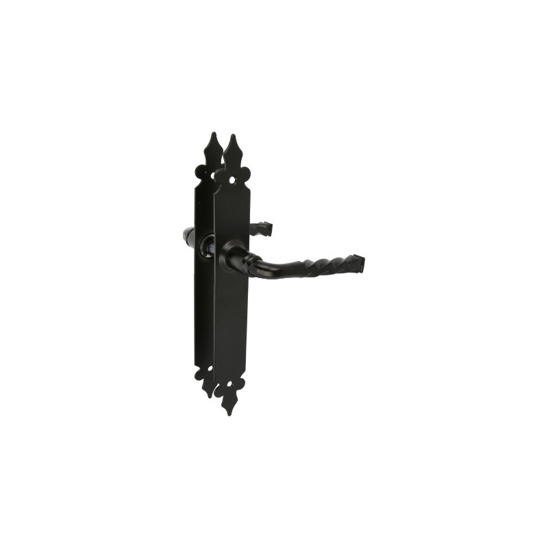 AMIG 21676  
 Manilla con placa 106P  
 270 x 36 mm  
 Placa de acero, Tirador de zamak  
 Negro