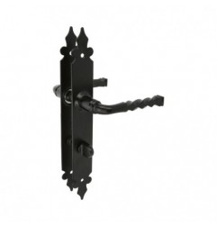 AMIG 21677  
 Manilla con placa 106PW72  
 270 x 36 mm  
 Placa de acero, Tirador de zamak  
 Negro