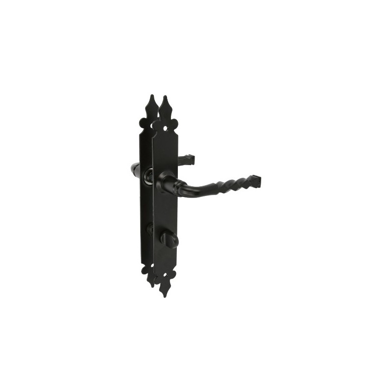 AMIG 21677  
 Manilla con placa 106PW72  
 270 x 36 mm  
 Placa de acero, Tirador de zamak  
 Negro