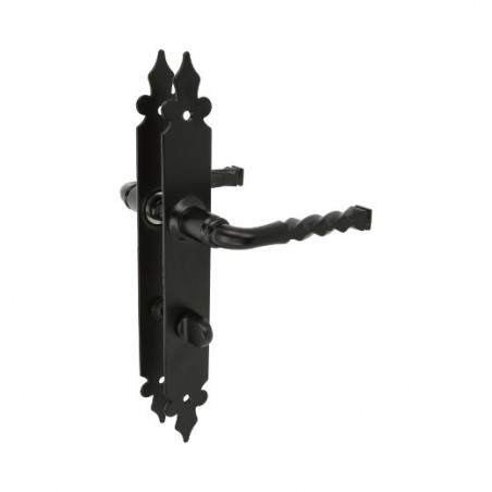 AMIG 21677  
 Manilla con placa 106PW72  
 270 x 36 mm  
 Placa de acero, Tirador de zamak  
 Negro