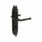 AMIG 21677  
 Manilla con placa 106PW72  
 270 x 36 mm  
 Placa de acero, Tirador de zamak  
 Negro