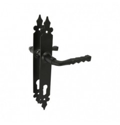 AMIG 21679  
 Manilla con placa 106PB  
 270 x 36 mm  
 Placa de acero, Tirador de zamak  
 Negro