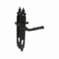 AMIG 21679  
 Manilla con placa 106PB  
 270 x 36 mm  
 Placa de acero, Tirador de zamak  
 Negro