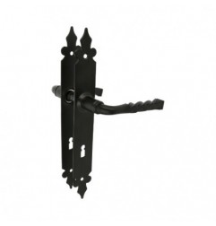 AMIG 21680  
 Manilla con placa 106PG72  
 270 x 36 mm  
 Placa de acero, Tirador de zamak  
 Negro
