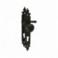 AMIG 21681  
 Manilla + pomo fijo 106PB  
 270 x 36 mm  
 Placa de acero, Tirador de zamak  
 Negro