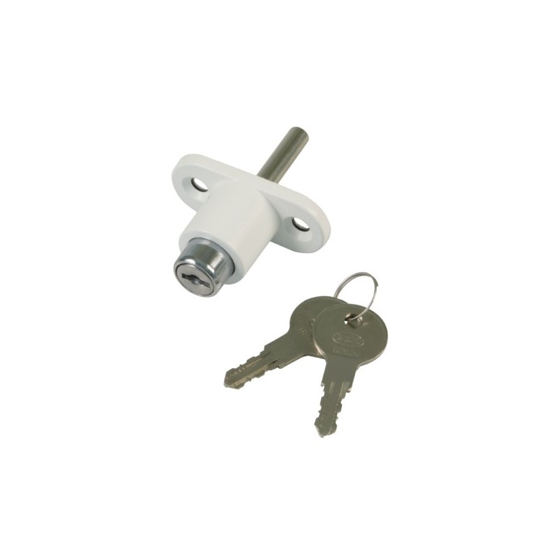 AMIG 21690  
 Cerradura ventana 45  
 53 x 23 mm  
 Blanco