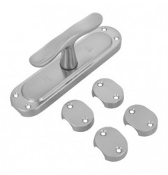 AMIG 21699  
 Falleba AIURI  
 164 x 41 mm  
 Zamak  
 Cromado mate