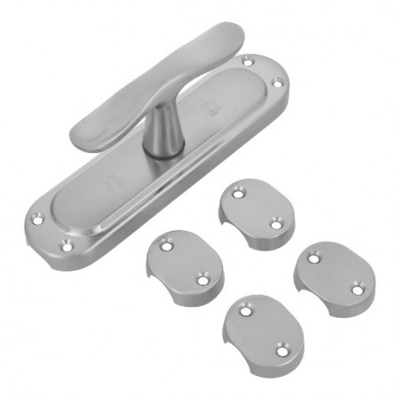 AMIG 21699  
 Falleba AIURI  
 164 x 41 mm  
 Zamak  
 Cromado mate