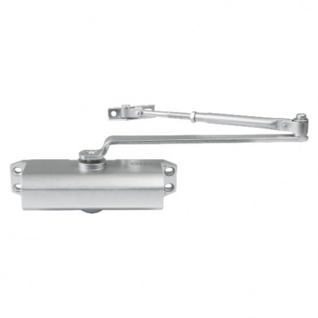 NIZA 21702  
 Cierrapuertas 775 NIZA  
 Fuerza 2/3/4  
 Aluminio  
 Plata