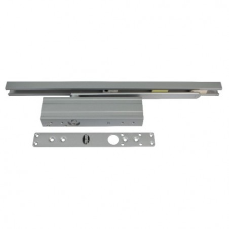 AMIG 21712  
 Cierrapuertas oculto 850  
 Fuerza 3  
 Aluminio  
 Plata