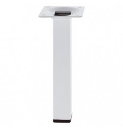AMIG 21714  
 Pata de mesa 3  
 25 x 25 x 100 mm  
 Acero  
 Blanco