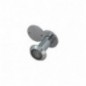 AMIG 2174  
 Mirilla para puerta 3  
 Ø14 35-60 mm  
 Latón  
 Cromado brillo