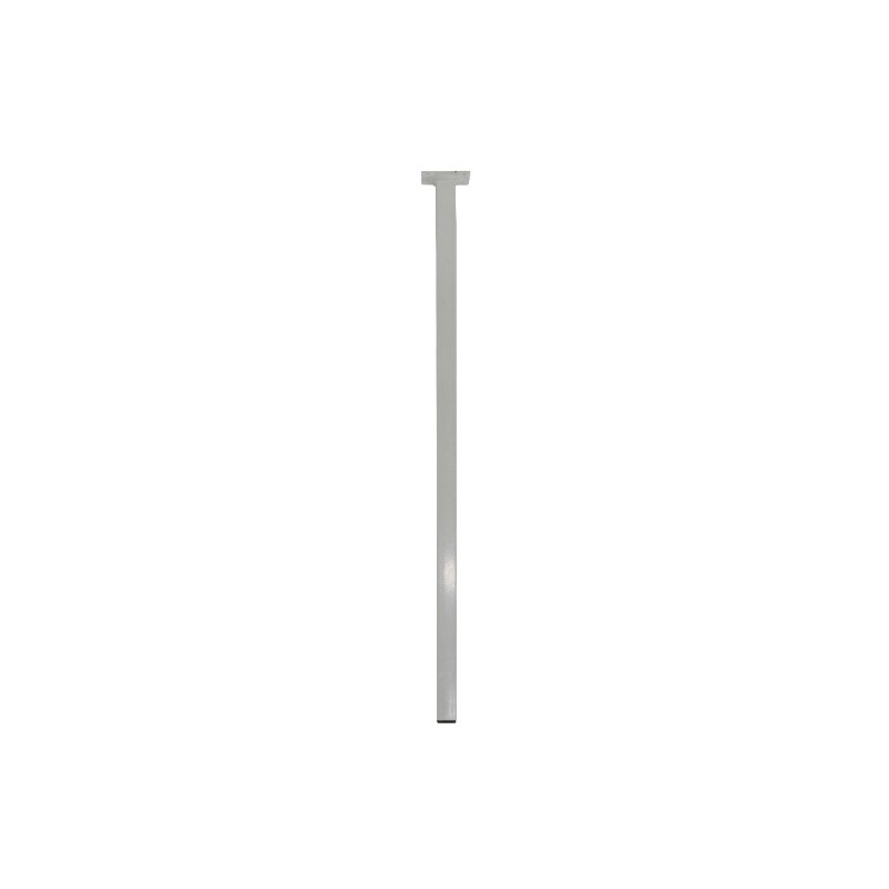 AMIG 21741  
 Pata de mesa 3  
 25 x 25 x 700 mm  
 Acero  
 Blanco