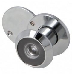 AMIG 2175  
 Mirilla para puerta 4  
 Ø14 15-25 mm  
 Latón  
 Cromado brillo