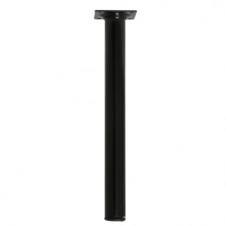 AMIG 21757  
 Pata de mesa 4  
 Ø30 x 300 mm  
 Acero  
 Negro