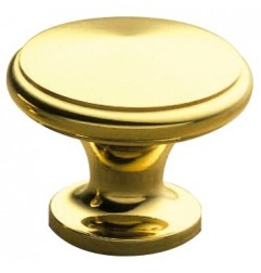 AMIG 2176  
 Pomo latón 310  
 Ø20 x 18 mm  
 Latón  
 Pulido barnizado
